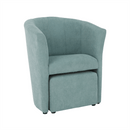 Klub fotel puffal, mentol, ROSE