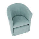 Klub fotel puffal, mentol, ROSE