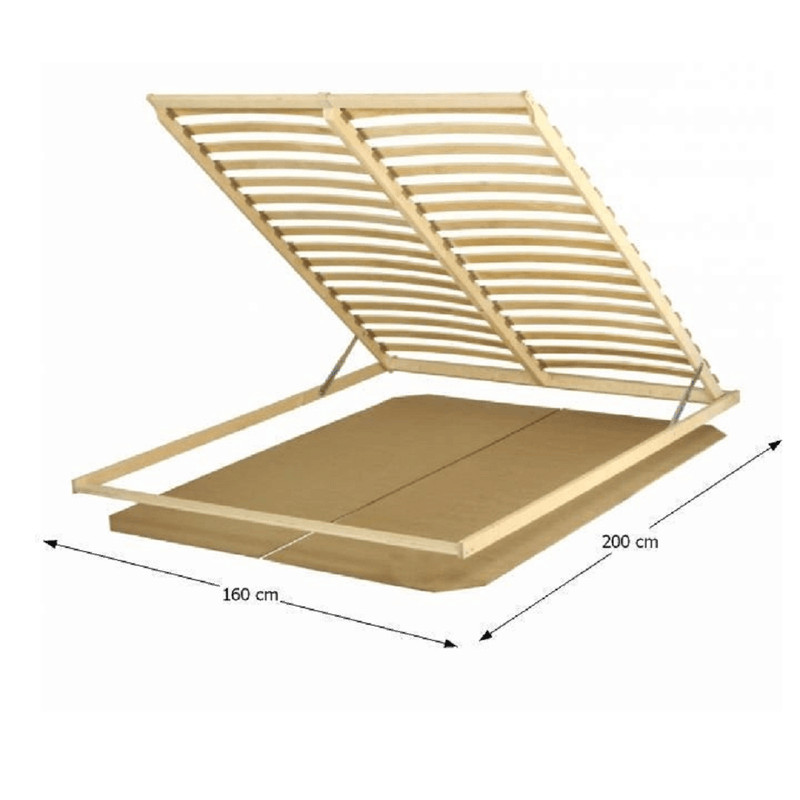 Ágyrács, 160x200 cm, BASIC FLEX 3-zónás