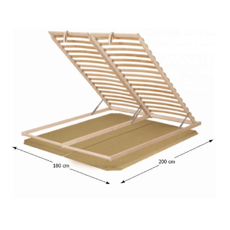 Ágyrács, 180x200 cm, BASIC FLEX 3-zónás