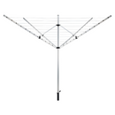 Kerti ruhaszárító, ezüst/fekete, 50 m, ROTARY NEW TYP 1