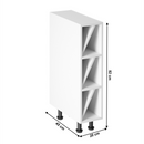 Bortároló alsószekrény, fehér, ROYAL D20W