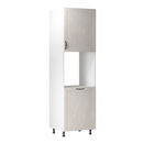 Hűtőgép szekrény, fehér/sosna északi, jobbos, ROYAL D60P