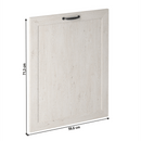 Előlap mosogatógéphez, 59,6x71,3, sosna északi, ROYAL