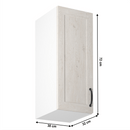 Felsőszekrény, fehér/sosna északi, balos, ROYAL G30