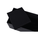 Összehajtható puff, szürke szövet, UMINA