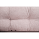 Szófa kinyitható, öregrózsaszín anyag Queens, AURELIA