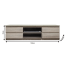 RTV asztal / szekrény, tölgyfa sonoma, PANAMA  TYP 06