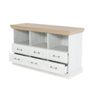 RTV asztal, északi sosna/vadtölgy, ROYAL RS