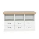 RTV asztal, északi sosna/vadtölgy, ROYAL RS