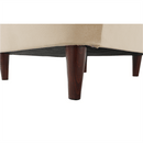 Füles fotel, arany-bézs/dió, RUFINO 3 NEW