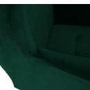 Füles fotel, zöld/dió, RUFINO 3 NEW