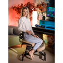 Ergonomikus zsámoly, bézs/fekete, RUFUS