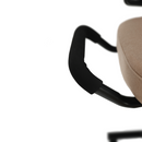 Ergonomikus zsámoly, bézs/fekete, RUFUS