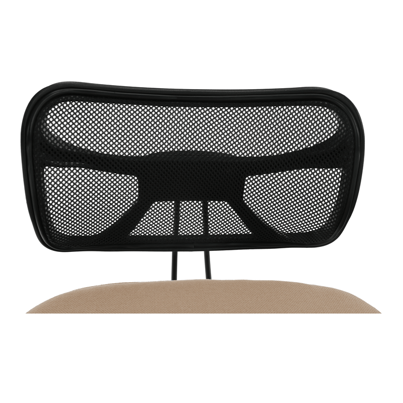 Ergonomikus zsámoly, bézs/fekete, RUFUS