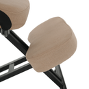 Ergonomikus zsámoly, bézs/fekete, RUFUS