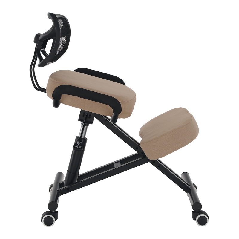 Ergonomikus zsámoly, bézs/fekete, RUFUS