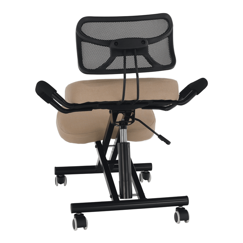Ergonomikus zsámoly, bézs/fekete, RUFUS