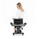 Ergonómikus térdeplőülés, szürkésbarna Taupe/fekete, RUFUS