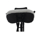 Ergonómikus térdeplőülés, szürkésbarna Taupe/fekete, RUFUS