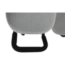 Ergonómikus térdeplőülés, szürkésbarna Taupe/fekete, RUFUS