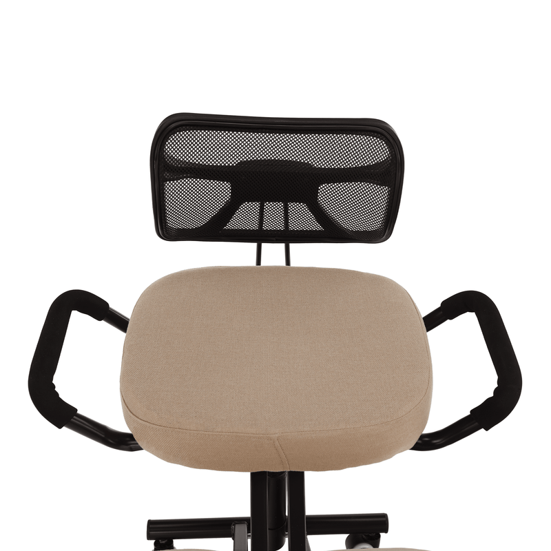 Ergonomikus zsámoly, bézs/fekete, RUFUS