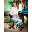 Ergonomikus zsámoly, zöld/fekete, RUFUS