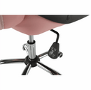 Irodai szék, rózsaszín textilbőr RULIS