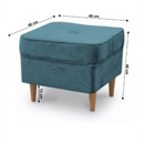 Puff, petróleum/bükk, RUFINO 3 NEW