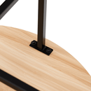 Két dohányzóasztal szett, sonoma tölgy/fekete, KASTLER NEW TYP 1