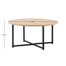 Két dohányzóasztal szett, sonoma tölgy/fekete, KASTLER NEW TYP 1