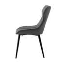 Étkezőszék, sötétszürke/fekete, SAGARA