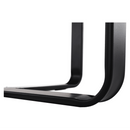 Dohányzóasztal, fehér márvány/fekete érc, SALINO