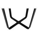 Dohányzóasztal, fehér márvány/fekete érc, SALINO