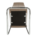 Étkezőszék, bézs/króm, SALOMA NEW