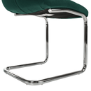 Étkezőszék, smaragd Velvet szövet/króm, SALOMA NEW