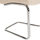 Étkezőszék, bézs Dulux Velvet szövet/króm, SALOMA NEW