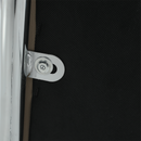 Étkezőszék, barna szövet/textilbőr bézs/króm, SALOMA NEW