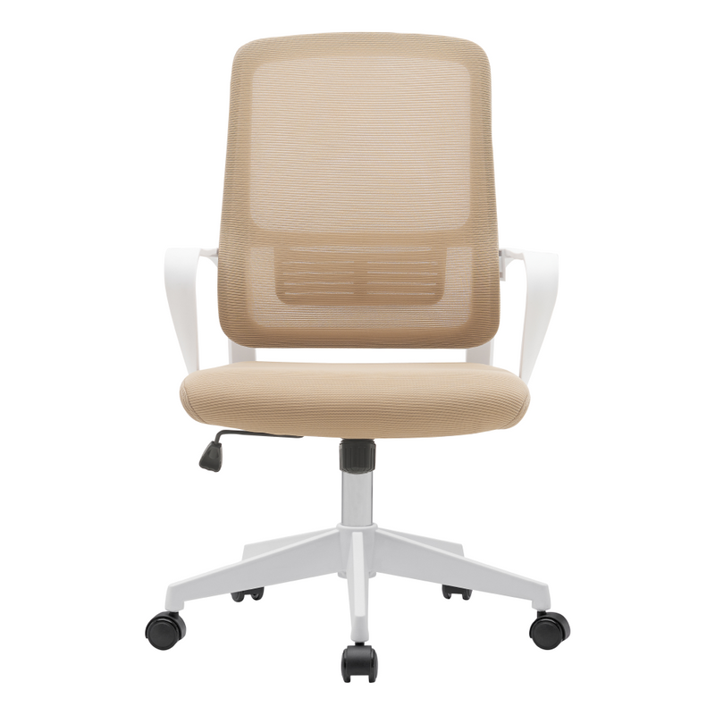 Irodai szék, bézs/fehér, SALOMO TYP 1