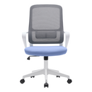Irodai szék, neomint-világoskék/szürke/fehér, SALOMO TYP 1