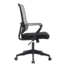 Irodai szék, szürke/fekete, SALOMO TYP 3