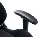 Irodai/gamer szék, fekete Velvet szövet, SALOP