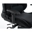 Irodai/gamer szék, fekete Velvet szövet, SALOP