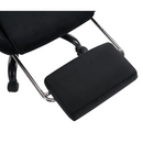 Irodai/gamer szék, fekete Velvet szövet, SALOP