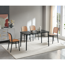 Kerti asztal, fekete, SALTON