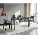 Kerti asztal, fekete, SALTON