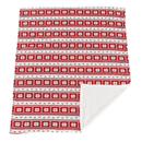 Kétoldalas bárány takaró, téli minta, 150x200, SAMANTE