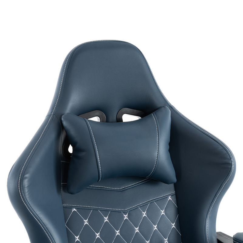 Irodai/gamer szék, kék, SAMIE