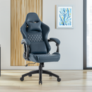 Irodai/gamer szék, kék, SAMIE