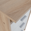 Számítógépasztal, sonoma tölgyfa, SAMSON NEW